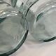 Pair of glass jars