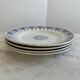 Lot de 4 assiettes Terre de fer St Amand