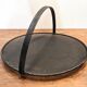 Black metal basket by Mathieu Mategot