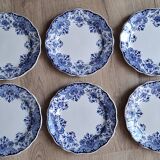 Set 6 assiettes plates Dordrecht 1920