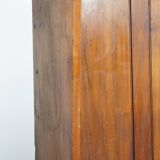 Banc ancien en bois à haut dossier – Fin XIXe / Début XXe siècle