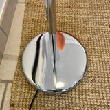 2-light eyeball floor lamp in chrome