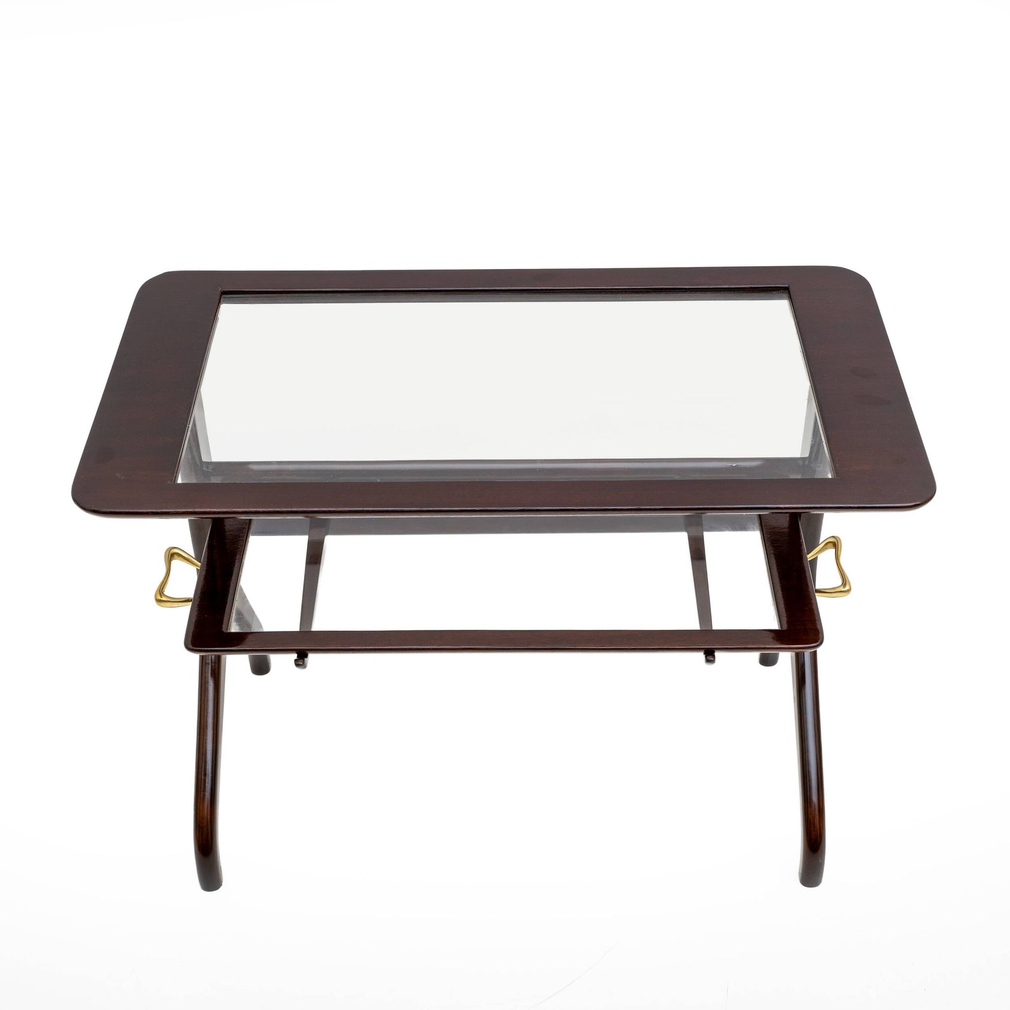 Table à plateau italienne moderne du milieu du siècle attribuée à Ico Parisi