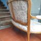 Louis XV style convertible sofa toile de Jouy Chinoiseries