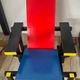 “Red and blue” lounge chair in the style of Gerrit Rietveld