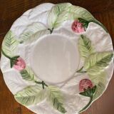 Slush cup and saucer with strawberry and leaf decoration Portugal