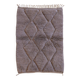 Tapis Beni Mrirt Taupe - 152 x 112 cm