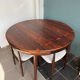 Rare Hans Olsen Roundette dining set, Denmark (1960s)
