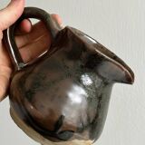 Small pitcher in glazed ceramic stoneware