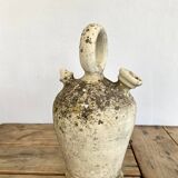 Patinated terracotta gargoulette jug