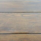 Solid oak dining table, The Netherlands 1970's