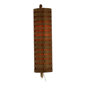 Swedish design pine veneer wall sonce by Hans Agne Jakobsson for Ellysett