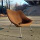 Pair of Oyster armchairs by Pierre Paulin for Artifort