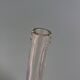 Glass bottle carafe with pineapple diamond tip decoration