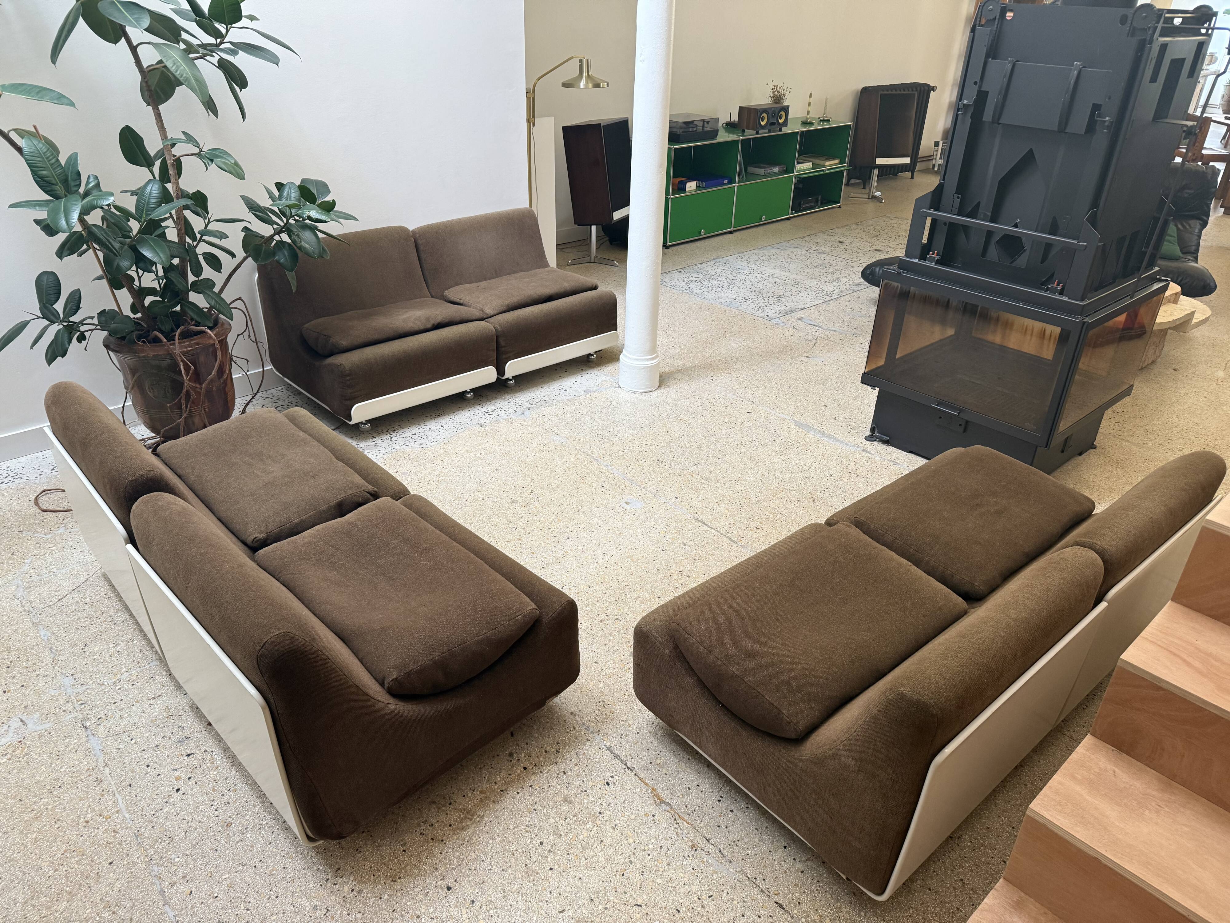 Fauteuil /canape cor Orbis luigi colani vintage années 70