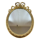 Louis XVI style oval mirror