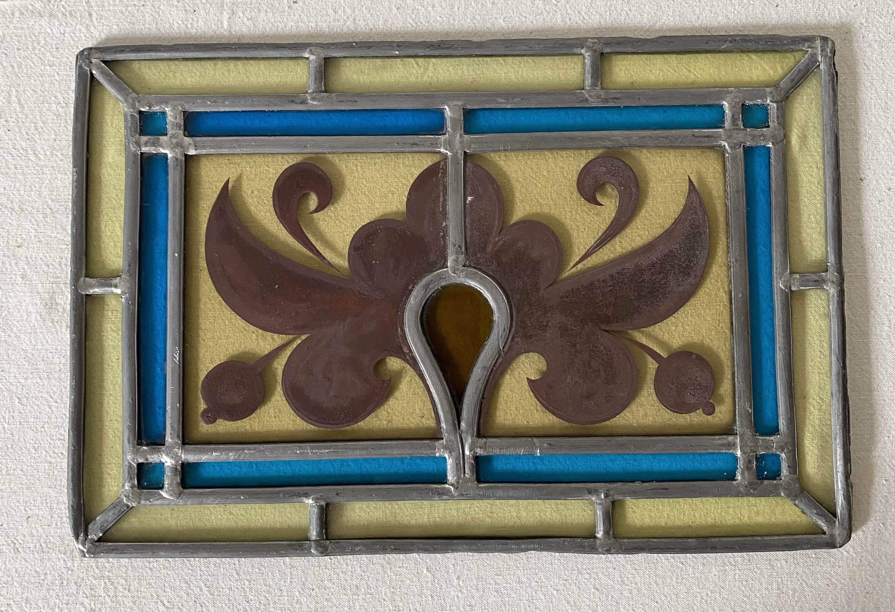 Old stained glass window