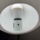 Lampe de table "Coco" design Aldo Cibic édition Foscarini - Métal gris & ve