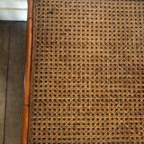 Table low rectangular rattan and caning