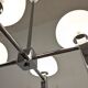 4-light space age chandelier from the 60s/70s