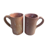 Set of 2 sandstone mugs