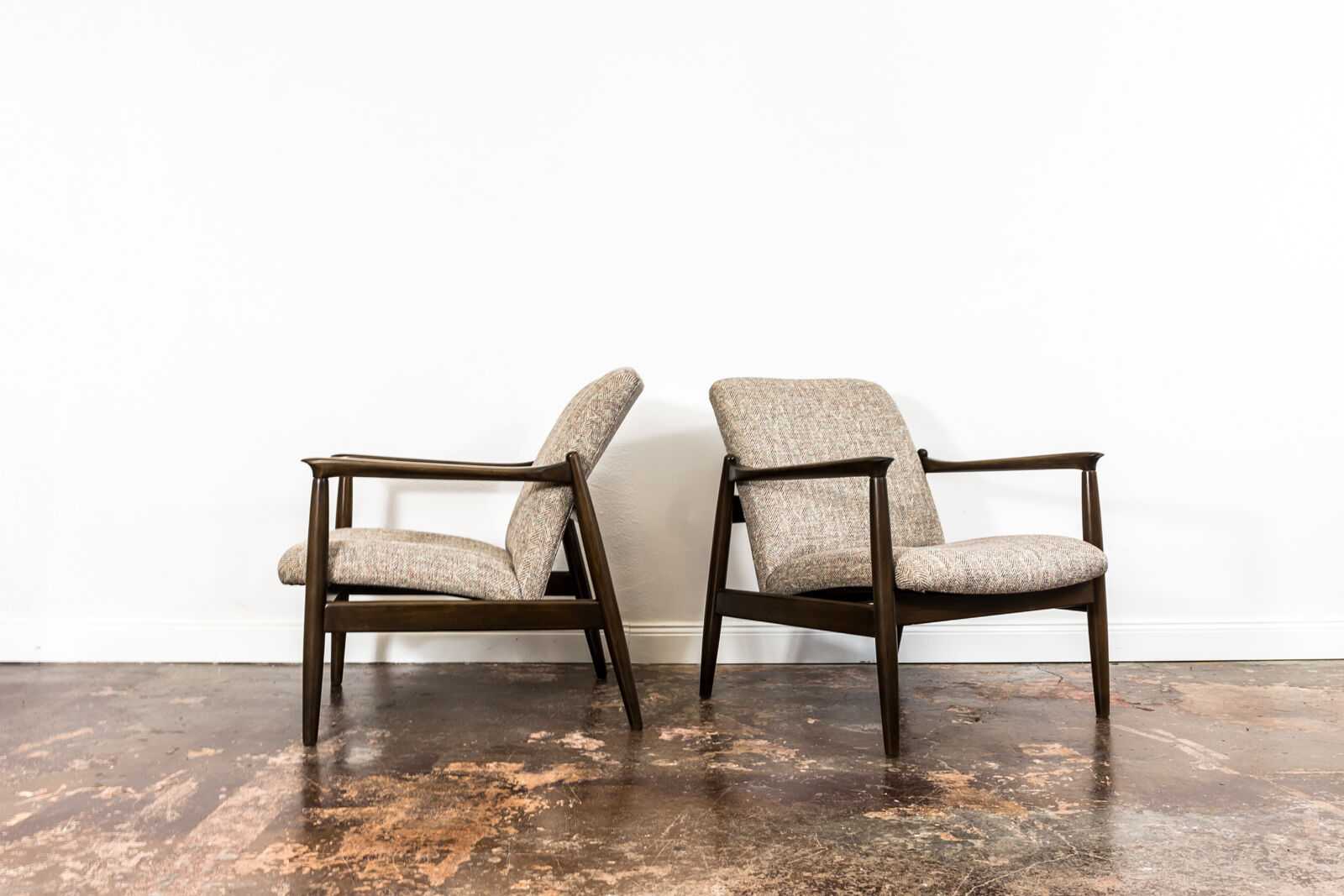 Paire de fauteuils GFM-64 par Edmund Homa Années 1960