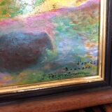 Oil landscape painting