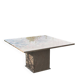 Table en marbre rouge