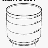 Table d'appoint design Ikea PS 2014