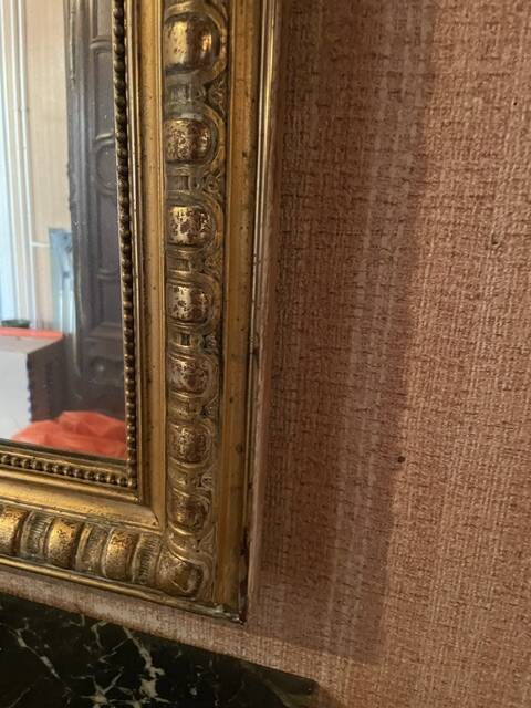 console avec miroir et deux appliques