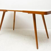 Table basse en verre du milieu du siècle, 1960 ́s, Tchécoslovaquie