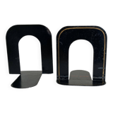 Pair of Gras bookends by notary in folded metal 1920
