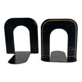 Pair of heavy metal bookends, folded, 1920.