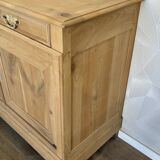 Buffet 2 porte bois massif aérogommé