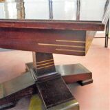 Table expandable deco solid mahogany