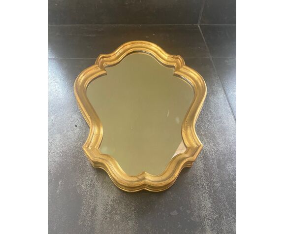 Miroir doré baroque 33x25cm