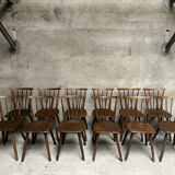 Series of 17 Fanette bistro chairs 1960 tapiovaara style