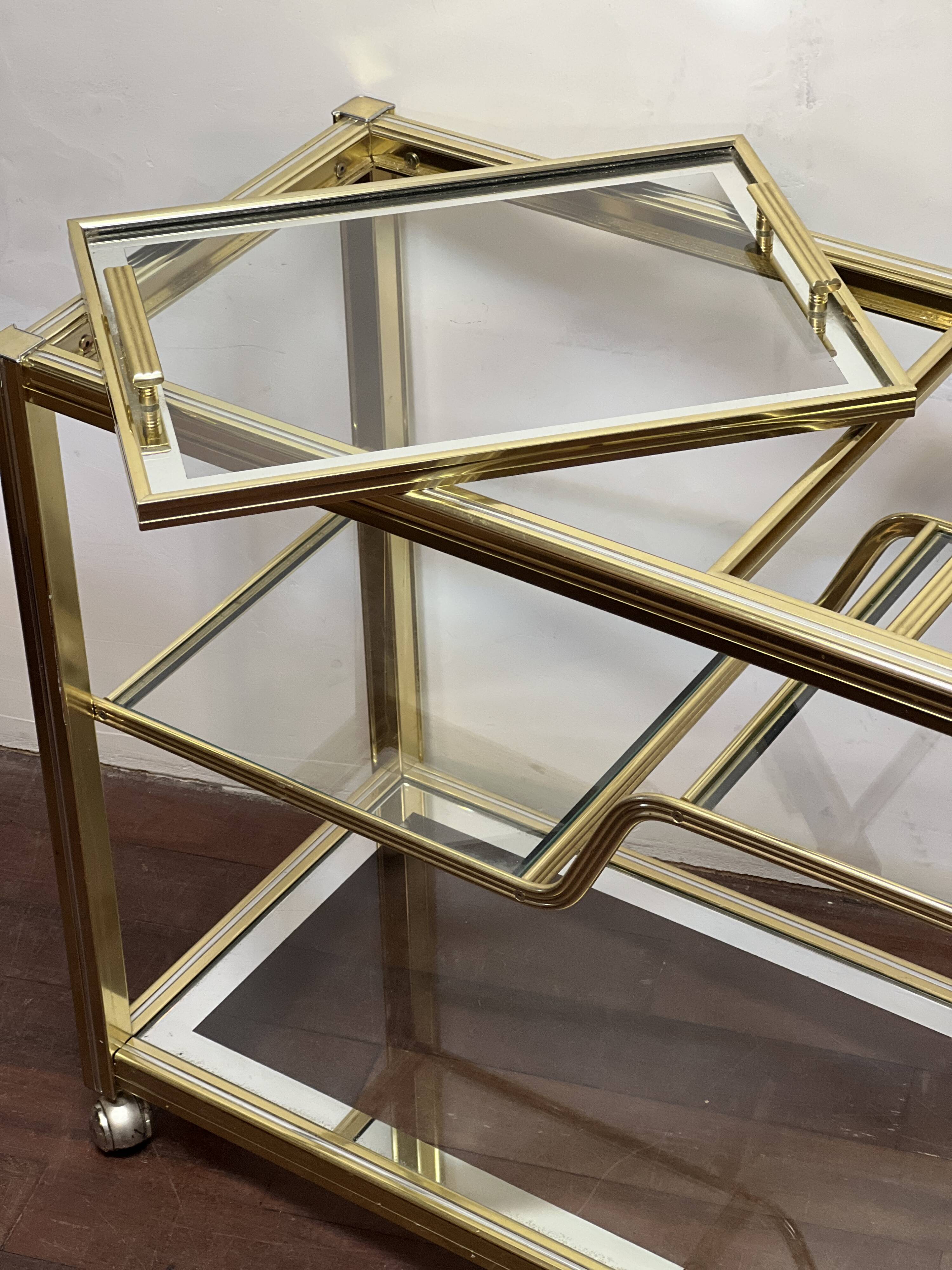 1970s rolling trolley