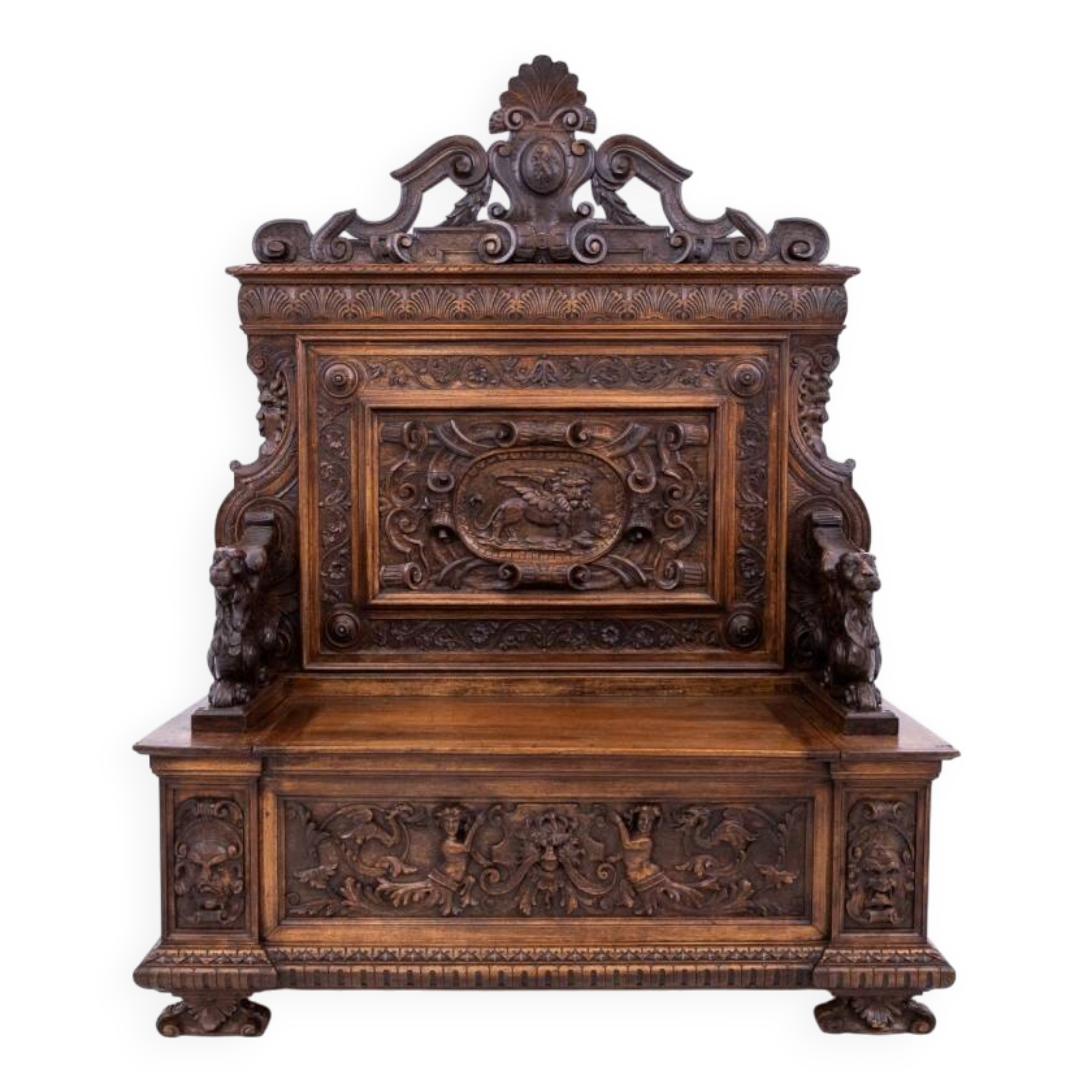 Coffre de style Renaissance, France, vers 1870.