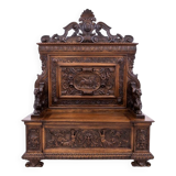 Renaissance style chest, France, circa 1870.