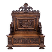 Renaissance style chest, France, circa 1870.
