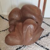 Abstract wooden sculpture