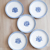 Sarreguemines earthenware plates, Old Delft model