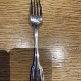 12 silver-plated dessert forks