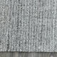 2x8 white & black vintage runner rug 61x234cm