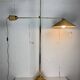 Italian Adjustable Floor Lamp in Pencil Reed, Bamboo, Rattan and Brass, 1970s
