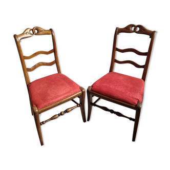 2 early 20th century bedroom chairs