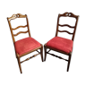 2 chaises de chambre début xxéme