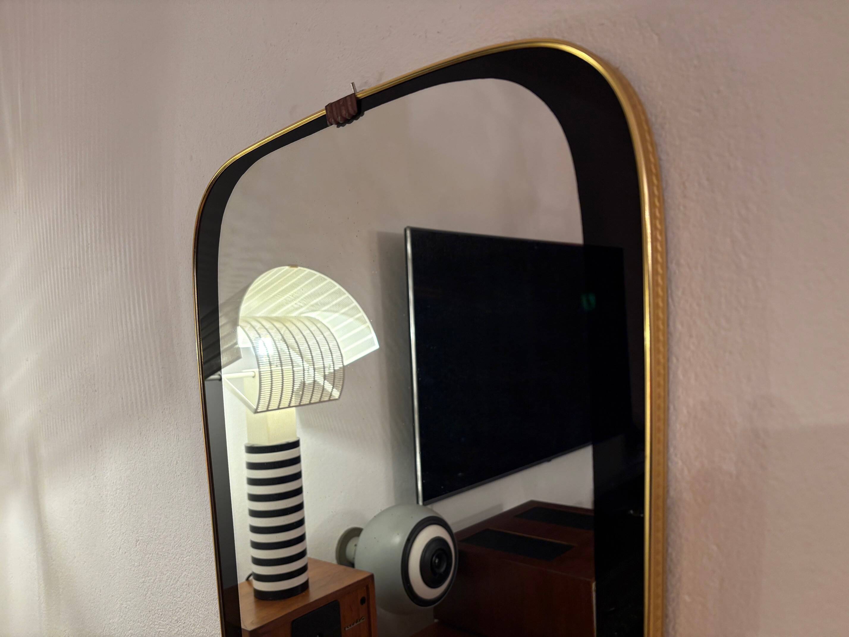 Large Rockabilly Mirror, 1960s