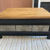 Industrial style coffee table
